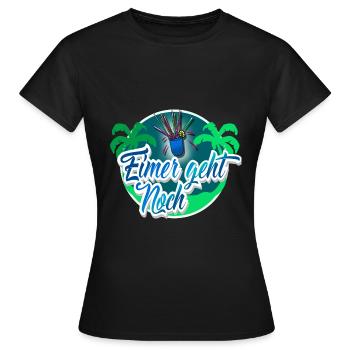 Eimer Geht Noch Eimer Saufen Mallorca - Frauen T-Shirt - Schwarz - Vorne - AI Model Female 172 dark (172cm)