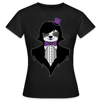 GOTHIQUE PARESSEUX GOTHIQUE GOTHIQUE ESTHÉTIQUE GOTHIQUE - T-shirt Femme - noir - Devant - AI Model Female 172 dark (172cm)