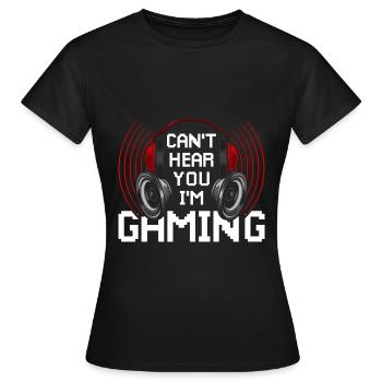 Jeux d'argent Jeux de hasard - T-shirt Femme - noir - Devant - AI Model Female 172 dark (172cm)