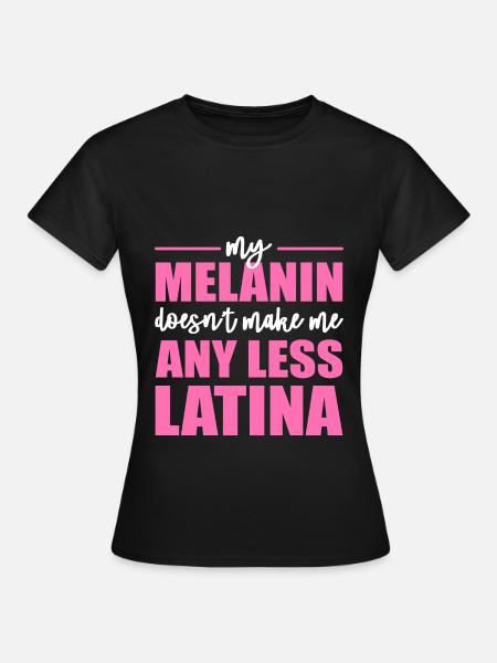 Afro Latina - Frauen T-Shirt - Schwarz