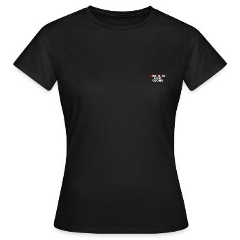 WTFAWW Basic on Black - Frauen T-Shirt - Schwarz - Vorne - AI Model Female 172 dark (172cm)