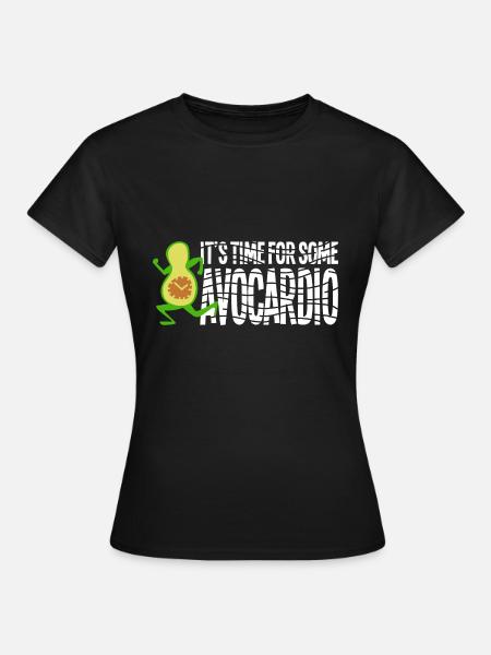 Avocado - Frauen T-Shirt - Schwarz