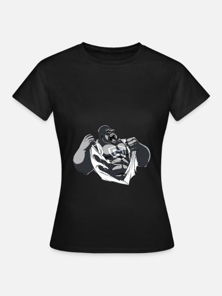 Maes Armee-Affe - Frauen T-Shirt - Schwarz