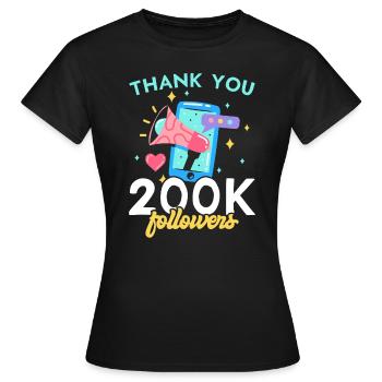 Content Creator Social Media Influencer Vlogger - Frauen T-Shirt - Schwarz - Vorne - AI Model Female 172 dark (172cm)
