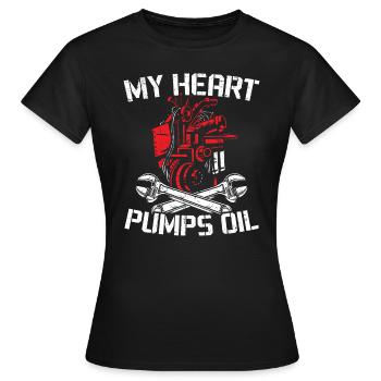 Les mécaniciens diesel ont de plus gros outils Mécanicien automobile - T-shirt Femme - noir - Devant - AI Model Female 172 dark (172cm)