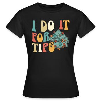Serveur Serveuse Barman Mixologue Barman Bartending - T-shirt Femme - noir - Devant - AI Model Female 172 dark (172cm)