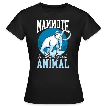 Mammutelefant Wildtiere Ausgestorbene Tierliebhaber - Frauen T-Shirt - Schwarz - Vorne - AI Model Female 172 dark (172cm)