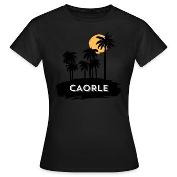 Caorle Trip Vacances - T-shirt Femme - noir - Devant - AI Model Female 172 dark (172cm)
