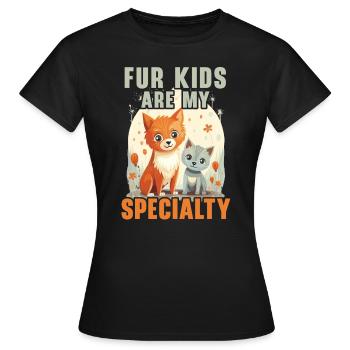 Pet Sitting Pet Lover Dog Walking Dog Sitter - Women's T-Shirt - black - Front - AI Model Female 172 dark (172cm)