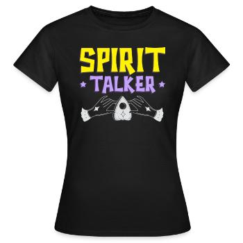 Ouija-Brett Paranormaler Geist Brett Halloween - Frauen T-Shirt - Schwarz - Vorne - AI Model Female 172 dark (172cm)