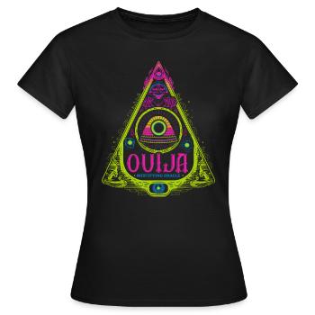 Ouija-Brett Paranormaler Geist Brett Halloween - Frauen T-Shirt - Schwarz - Vorne - AI Model Female 172 dark (172cm)