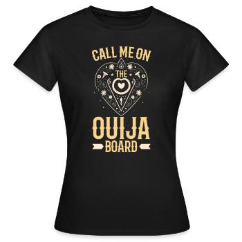 Ouija-Brett Paranormaler Geist Brett Halloween - Frauen T-Shirt - Schwarz - Vorne - AI Model Female 172 dark (172cm)