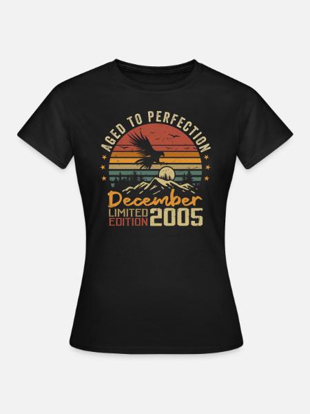Les Légendes Sont Nées En Décembre 2005 - 2005 - T-shirt Femme - noir