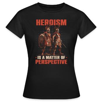 Guerre de Troie Guerrier Grèce antique Mythologie grecque - T-shirt Femme - noir - Devant - AI Model Female 172 dark (172cm)