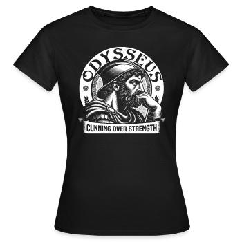 Guerre de Troie Guerrier Grèce antique Mythologie grecque - T-shirt Femme - noir - Devant - AI Model Female 172 dark (172cm)