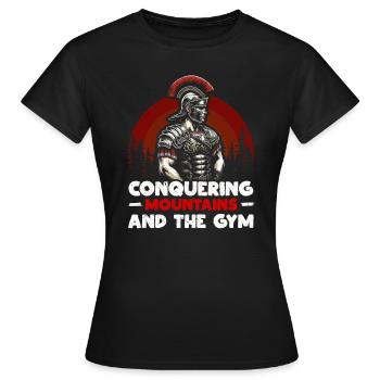 Légionnaires romains Rome antique Empire romain - T-shirt Femme - noir - Devant - AI Model Female 172 dark (172cm)