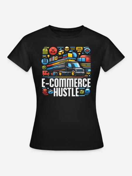 Dropshipping-Geschäft E-Commerce-Unternehmer - Frauen T-Shirt - Schwarz