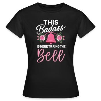 Mois de la sensibilisation au cancer du sein Pink Ribbon Chemo - T-shirt Femme - noir - Devant - AI Model Female 172 dark (172cm)
