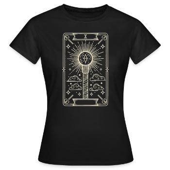 K-Pop Korean Pop Music South Korea Kpop Lightstick - Women's T-Shirt - black - Front - AI Model Female 172 dark (172cm)