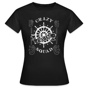 Bateau de croisière - T-shirt Femme - noir - Devant - AI Model Female 172 dark (172cm)