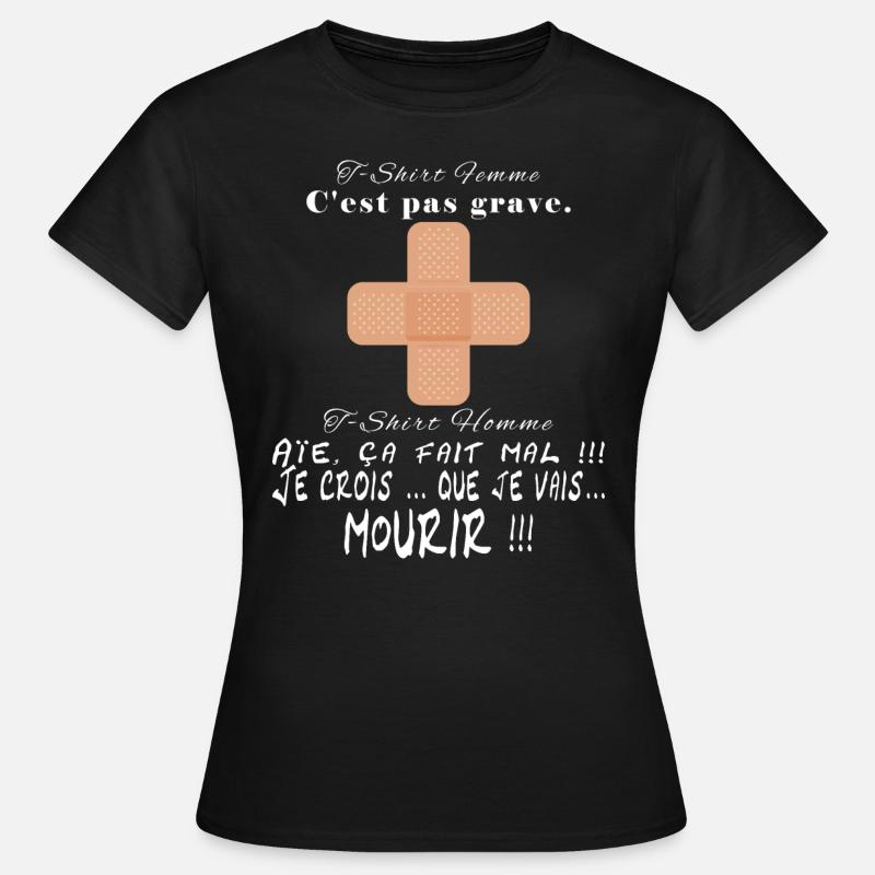 Les petits bobos - T-shirt Femme - noir