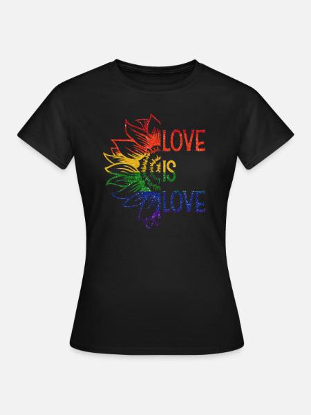Liebe ist Liebe - Frauen T-Shirt - Schwarz