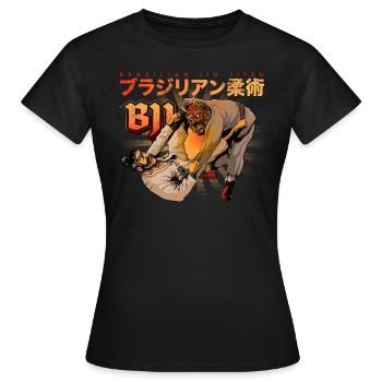 Brazilian Jiu-Jitsu - Frauen T-Shirt - Schwarz - Vorne - AI Model Female 172 dark (172cm)