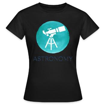 Astronomie - Frauen T-Shirt - Schwarz - Vorne - AI Model Female 172 dark (172cm)