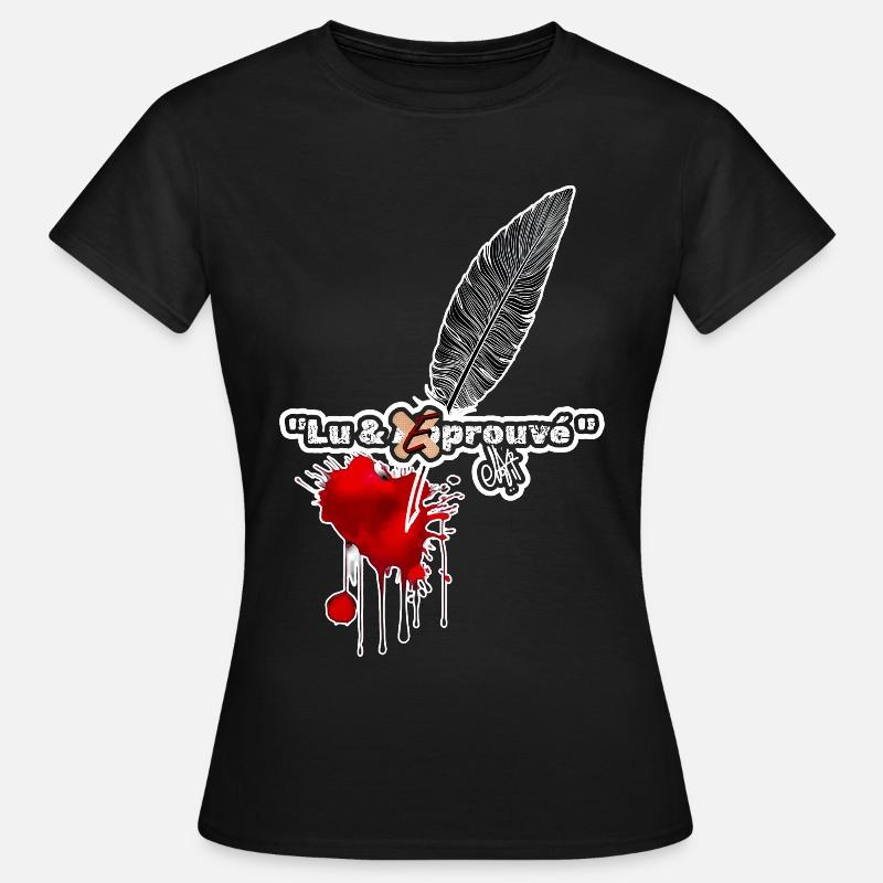 Lu et Éprouvé - T-shirt Femme - noir