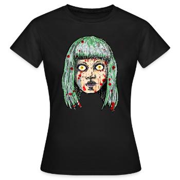 Pour s’en tirer avec un meurtre - T-shirt Femme - noir - Devant - AI Model Female 172 dark (172cm)