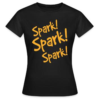 Funke - Frauen T-Shirt - Schwarz - Vorne - AI Model Female 172 dark (172cm)