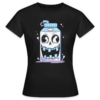 Crazy Milk - Women's T-Shirt - black - Front - AI Model Female 172 dark (172cm)