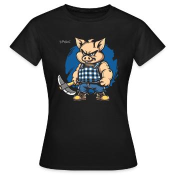 Fier artisan : fierté de la classe ouvrière - T-shirt Femme - noir - Devant - AI Model Female 172 dark (172cm)