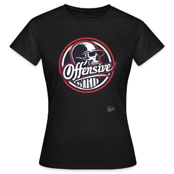 Crâne alternatif Crâne effronté et provocateur - T-shirt Femme - noir - Devant - AI Model Female 172 dark (172cm)