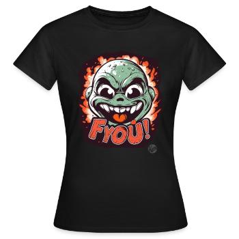 Te faire avec amour et cœur - T-shirt Femme - noir - Devant - AI Model Female 172 dark (172cm)