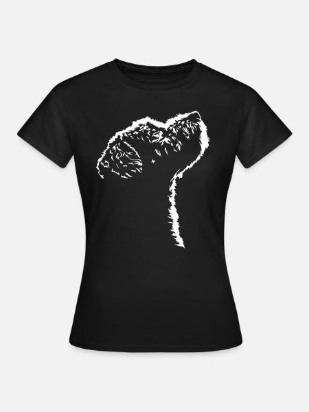 Lagotto Romagnolo Dog Dog Silhouette Wilsigns - Women's T-Shirt - black