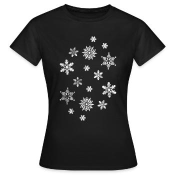 hiver - T-shirt Femme - noir - Devant - AI Model Female 172 dark (172cm)