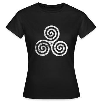 Celtic - Frauen T-Shirt - Schwarz - Vorne - AI Model Female 172 dark (172cm)