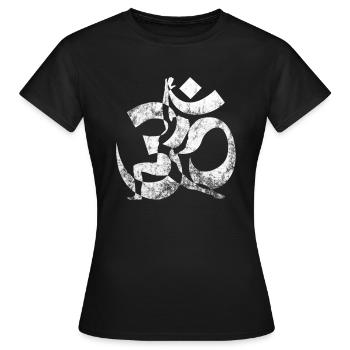 Bouddhisme Zen - T-shirt Femme - noir - Devant - AI Model Female 172 dark (172cm)
