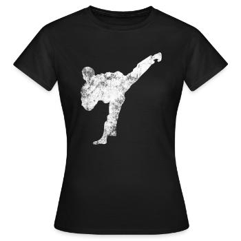 art martial - T-shirt Femme - noir - Devant - AI Model Female 172 dark (172cm)