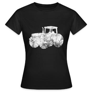 Chicken stall farmer farmer - Women's T-Shirt - black - Front - AI Model Female 172 dark (172cm)