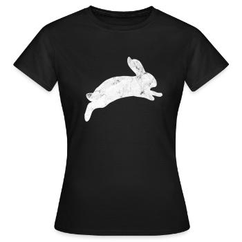 Hare - Women's T-Shirt - black - Front - AI Model Female 172 dark (172cm)