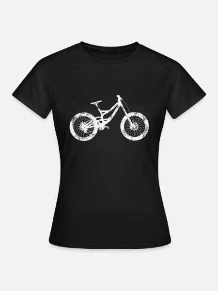 mountain bike - Women's T-Shirt - black