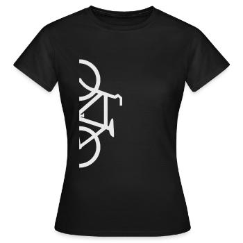 Rennrad Rennradfahrer Sport Freizeit - Frauen T-Shirt - Schwarz - Vorne - AI Model Female 172 dark (172cm)