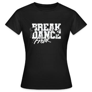 Breakdance Freak - T-shirt Femme - noir - Devant - AI Model Female 172 dark (172cm)