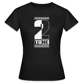 Ska Musik 2-Tone Swing Jazz Musikstil - Frauen T-Shirt - Schwarz - Vorne - AI Model Female 172 dark (172cm)