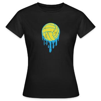 Water Polo Hobby Ball Sports Piscine aquatique - T-shirt Femme - noir - Devant - AI Model Female 172 dark (172cm)