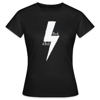 Rock 'n' Roll Guitare Genre Style de Musique - T-shirt Femme - noir - Devant - AI Model Female 172 dark (172cm)