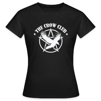 Le Crow Club Crow Raven Bird Nature - T-shirt Femme - noir - Devant - AI Model Female 172 dark (172cm)