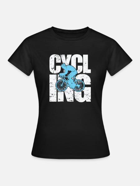 Cyclisme Cyclisme Fitness Sports - T-shirt Femme - noir